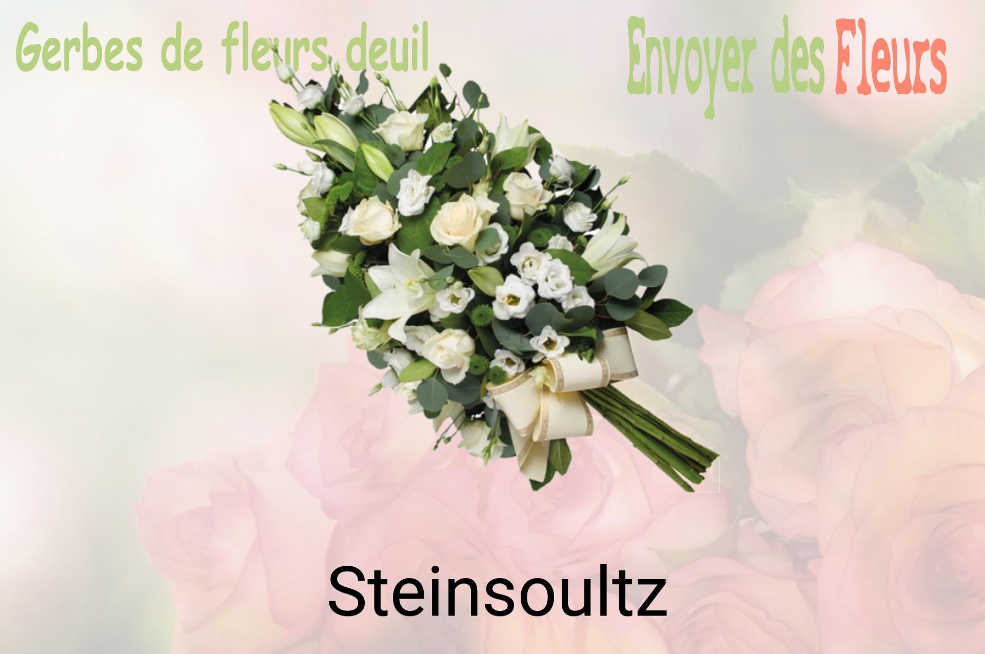 Gerbe de fleurs de deuil livrée à Steinsoultz
